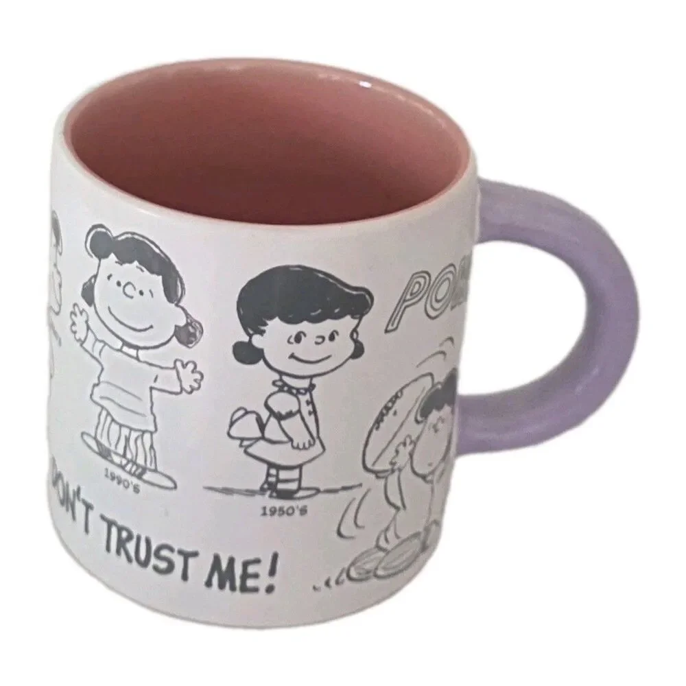 Hallmark Peanuts 75th Anniversary Lucy Through the Decades Coffee Mug
